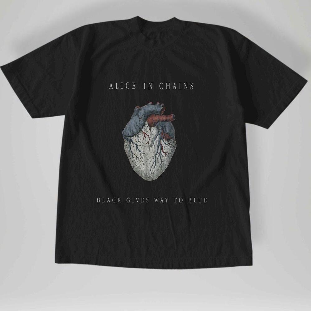 Style Alice In Chains Black Gives Way To Blue T Shirt
